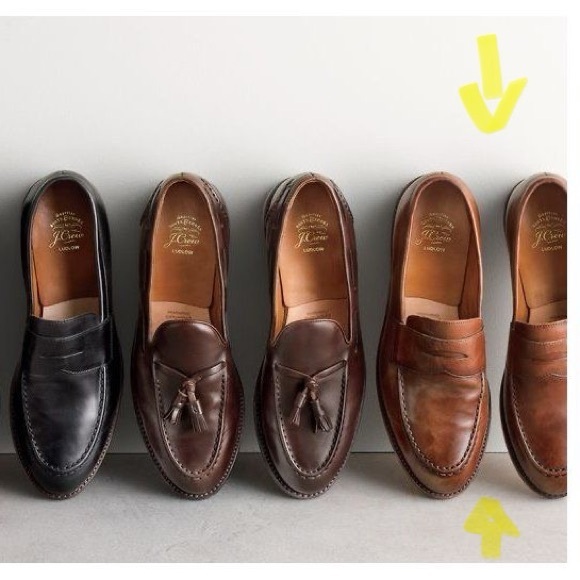 J. CREW LUDLOW PENNY LOAFERS 10 D Goodyear Welt A 4362 in English Tan - Picture 6 of 12